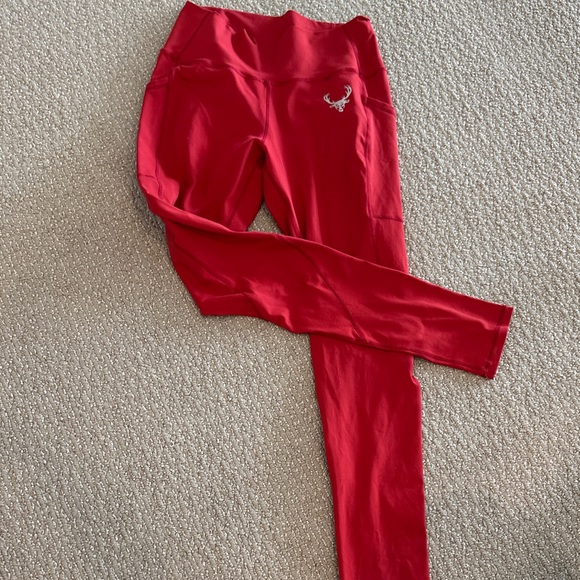 Bucked Up Pants - Bucked Up Red Leggings